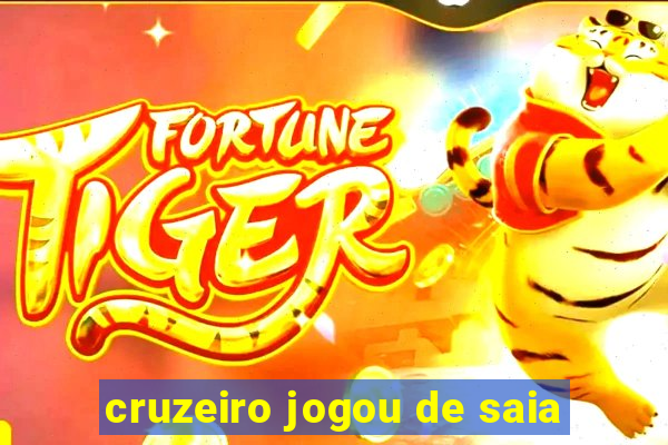 cruzeiro jogou de saia